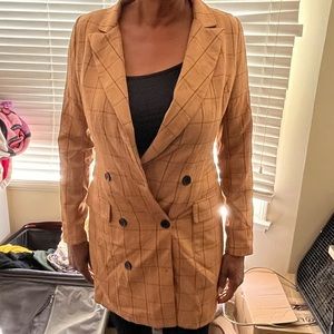 Light brown blazer size 6 (US)